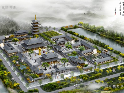 雷州寺庙建筑总体规划方案
